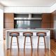 Armen Living Sonia Gray/Walnut Bar Stool-2