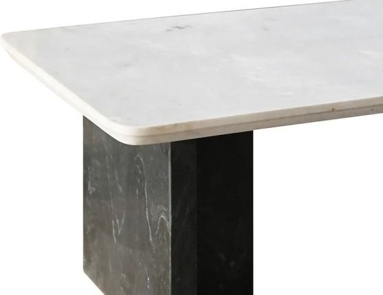 Harp & Finial® Perrin Black/White Coffee Table-1
