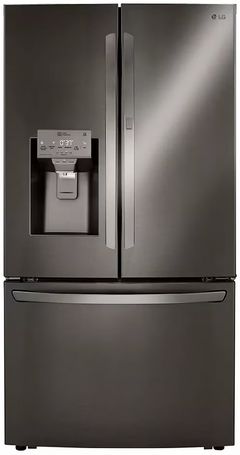 LG 36 in. 31.7 Cu. Ft. Black Stainless Steel French Door Refrigerator