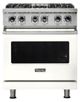 Viking® 5 Series 30'' Pure White Pro Style Dual Fuel Range-0