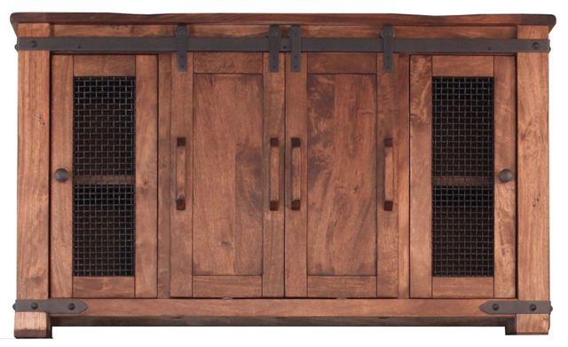 International Furniture Direct Parota Brown 60" TV Stand