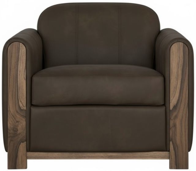 International Furniture Direct Balam Dark Brown/Stained Brown Accent Chair-1
