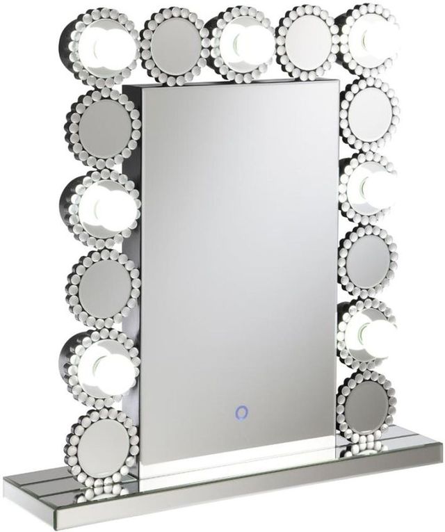 Coaster® Aghes Silver Table Mirror