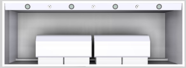 Vent-A-Hood® Designer Series 66" White Wall Mounted Range Hood-3