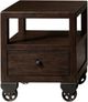International Furniture Direct Oslo Black Chairside Table-2