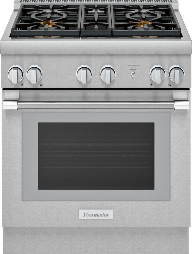 Thermador® Pro Harmony® 30" Stainless Steel Pro Style Natural Gas Range-0