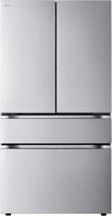 LG 36 in. 29.6 Cu. Ft. Fingerprint Resistant Stainless Steel French Door Refrigerator