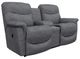 La-Z-Boy® James Midnight Manual Reclining Loveseat with Console-0
