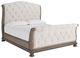Signature Design by Ashley® Ardenfield Beige/Light Brown King Upholstered Sleigh Bed-1