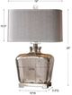 Uttermost® Molinara Brushed Nickel Table Lamp-2
