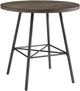 Bernards Branson 5-Piece Black/Brown Counter Dining Set-1