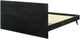 Armen Living Petra 4-Piece Black King Bedroom Set-2