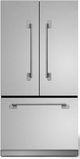AGA™ Elise 22.2 Cu. Ft. Stainless Steel Built In French Door Refrigerator-0