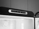 Smeg 50's Style 24'' 11.7 Cu. Ft. Black Bottom Freezer Refrigerator-2