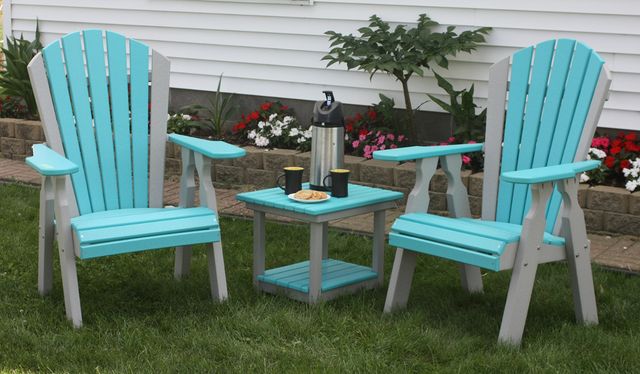 2 Creekside Leisure Chair W/ Deluxe End Table Set-1