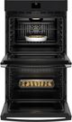 GE® 30" Black Double Electric Wall Oven-3