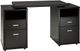 Brassex Inc. Red Cocoa Office Desk-0