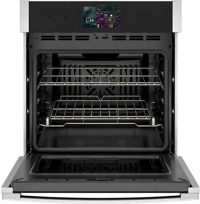 GE Profile™ 27" Stainless Steel Smart Single Electric Wall Oven with Convection-1