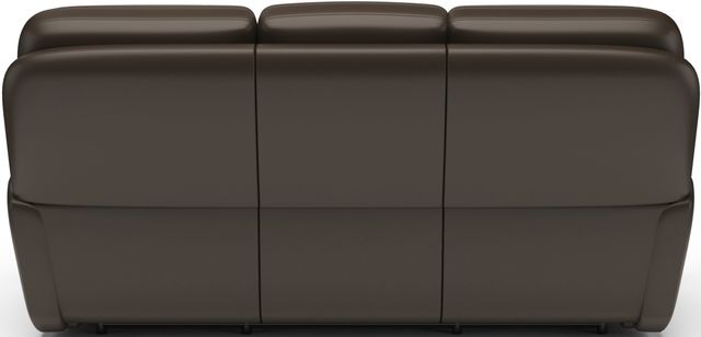 Flexsteel® Zoey Dark Brown Power Reclining Sofa with Power Headrests-4