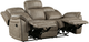 Homelegance® Centeroak Sandy Brown Manual Double Reclining Sofa-3