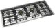 Ilve Nostalgie II 48” Stainless Steel Liquid Propane Cooktop with 6 Burners-1