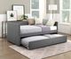 Homelegance® Trudy Dark Gray Youth Twin Daybed with Trundle-1