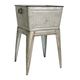 A & B Home Silver Tub on Stand-0