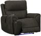 New Classic® Home Furnishings Gaia Sable Power Auto Glider Recliner with Power Headrest and Footrest-3