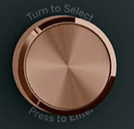 Café™ Brushed Copper Over the Range Knob and Handle Kit-2