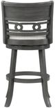 New Classic® Home Furnishings Gia Gray 24'' Swivel Counter Stool-4