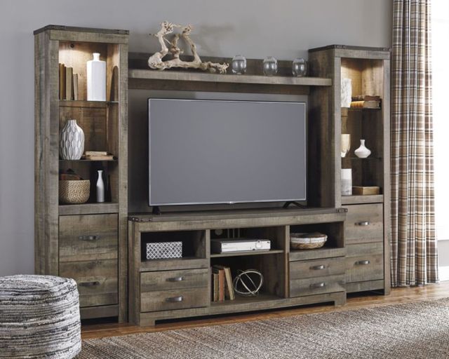 Signature Design by Ashley® Trinell 4-Piece Brown Entertainment Center-1