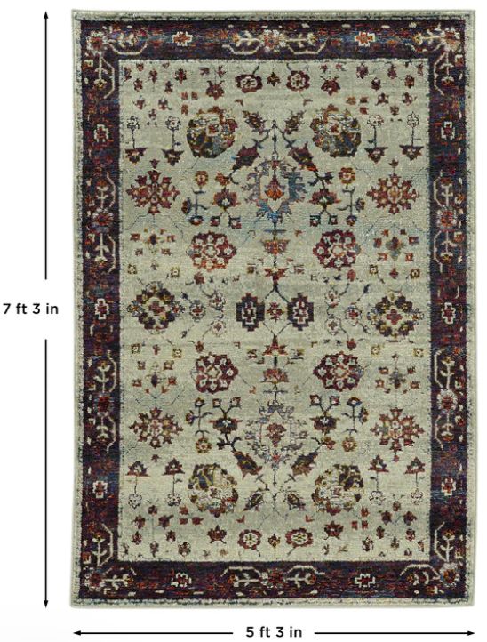 Oriental Weavers™ Andorra 5'x7' Style 19 Area Rug-2