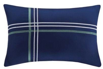 Olliix by Mi Zone Brody Blue Full/Queen Reversible Coverlet Set-1