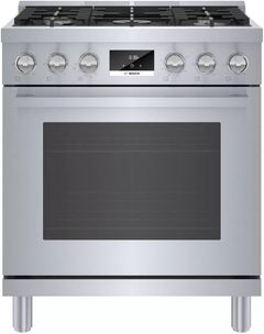 Bosch 800 Series 30" Stainless Steel Freestanding Natural Gas Range