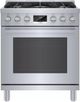 Bosch 800 Series 30" Stainless Steel Pro Style Natural Gas Range-0