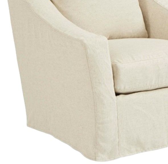 Four Seasons Customizable Cason Slipcovered Swivel Glider -1