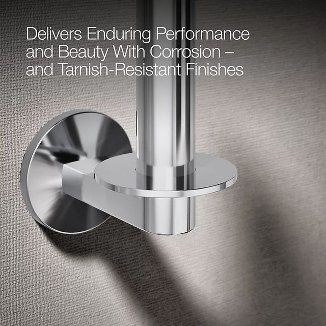 KOHLER® Components® Polished Chrome Vertical Toilet Paper Holder-2