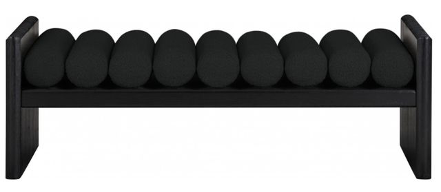 Meridian Furniture Waverly Black 52" Upholstered Bench-1