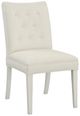 Fairfield® Customizable Entree Dining Concave Short Back Dining Chair with Linen and Buttons-0