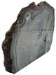 A & B Home Gray Cut Base Agate Decorative Object-2