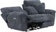 American Wholesale Furniture Paxon Smoke Power Reclining Loveseat with Headrest-1