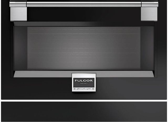 Fulgor® Milano 35.75" Glossy Black Replacement Door Kit-0