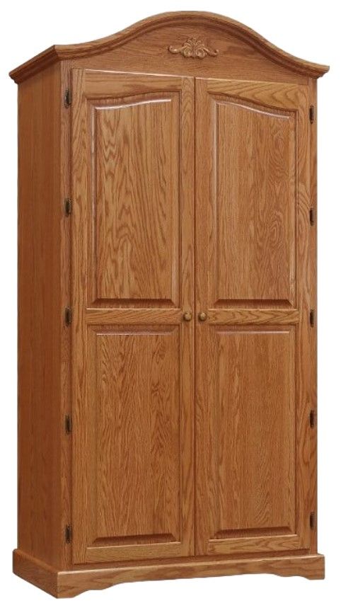 Wolfcraft Furniture Vintage Brown Wardrobe-0