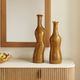 Uttermost® Sienna Flow 2-Piece Brown Bottle Vase Set-2