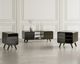Jofran Inc. Marlowe Black End Table-1