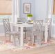 Powell® Maui 5-Piece Gray/White Dining Set-1