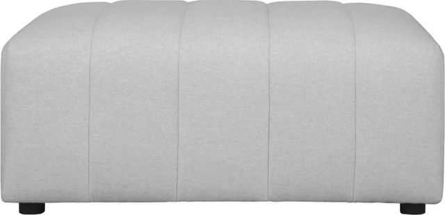Moe's Home Collection Lyric Beige Ottoman-1