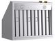 Kucht Professional 30" Stainless Steel Wall Mount Range Hood with Gold Accents-3