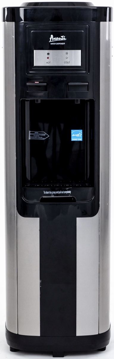 Avanti® 12.25" Brushed Stainless Steel Hot and Cold Water Dispenser-0