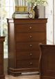 Mazin Furniture Abbeville Brown Cherry Chest-3